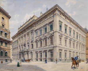 El Palacio de la Ciudad Liechtenstein en la Bankgasse